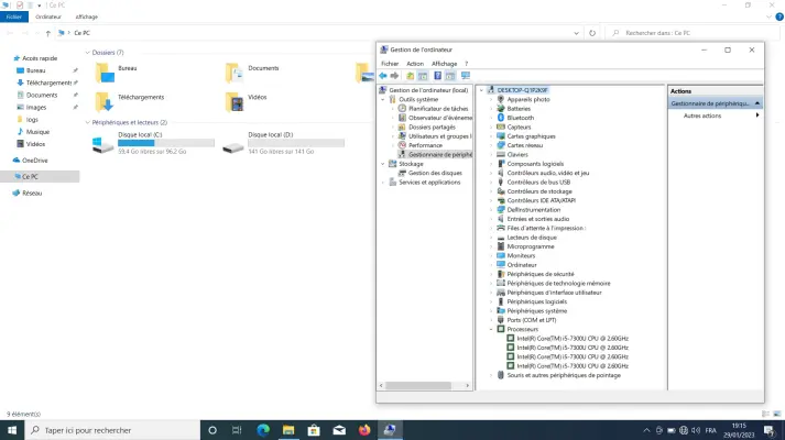 pc potable DELL LATITUDE 7280