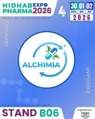 Hidhab Pharma Expo : découvrez Alchimia au stand B06