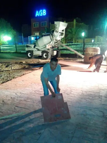 Béton imprimé