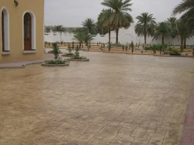 Béton imprimé