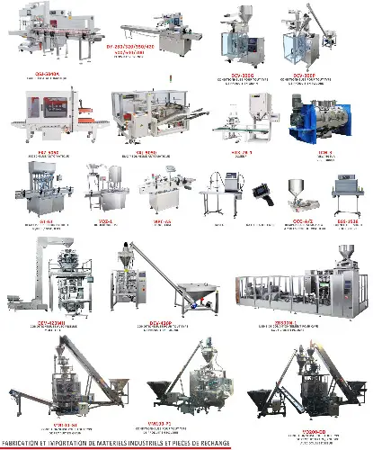 MACHINES DE CONDITIONNEMENT ET EMBALLAGE
