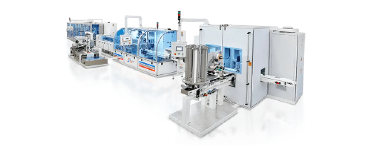 Machines de production de lingettes humides