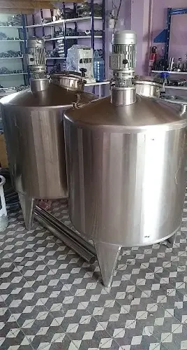 Cuve inox alimentaire avec agitateur