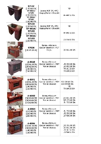 Bureau MDF