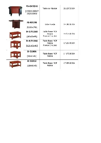 Bureau MDF