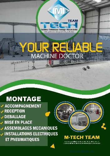 Machines d'emballage et de conditionnement , Montage et Maintenance