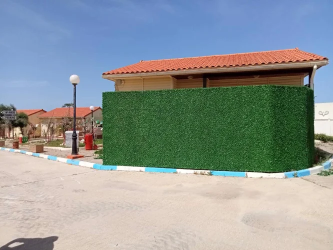 Clôture en gazon synthétique