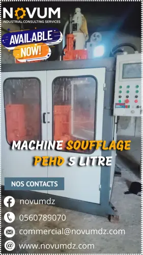 Machine Soufflage de plastique PEHD 5 litre