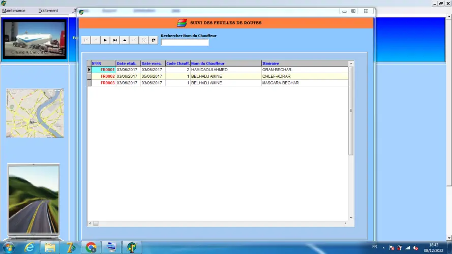 Logiciel gestion transport routier