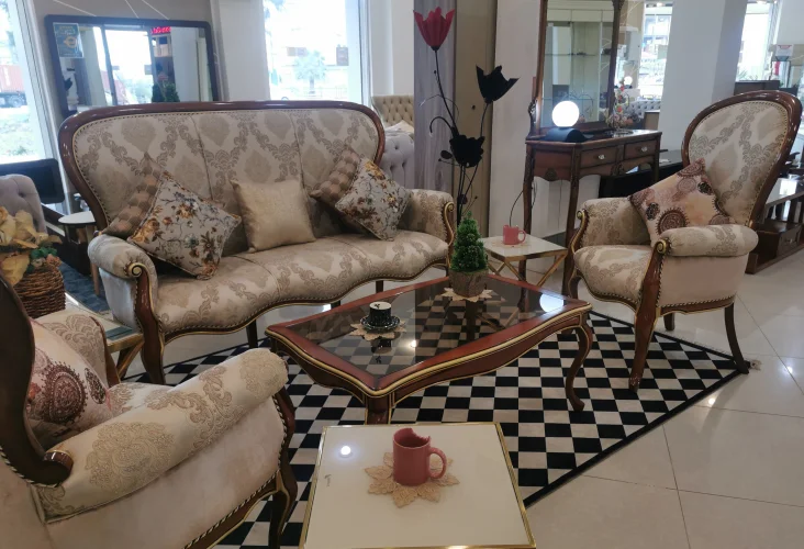 Salon gazelle avec table basse