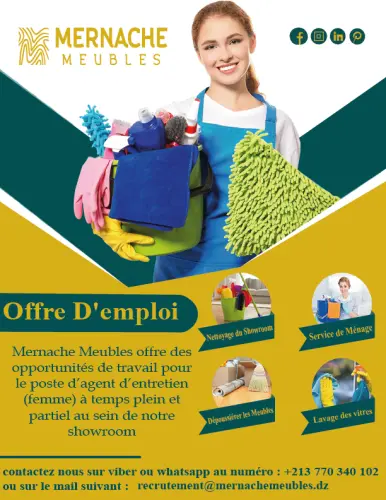 agent d'entretien (femme)