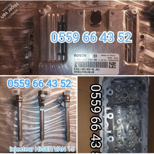 Culasse HIGER VAN 15 pls