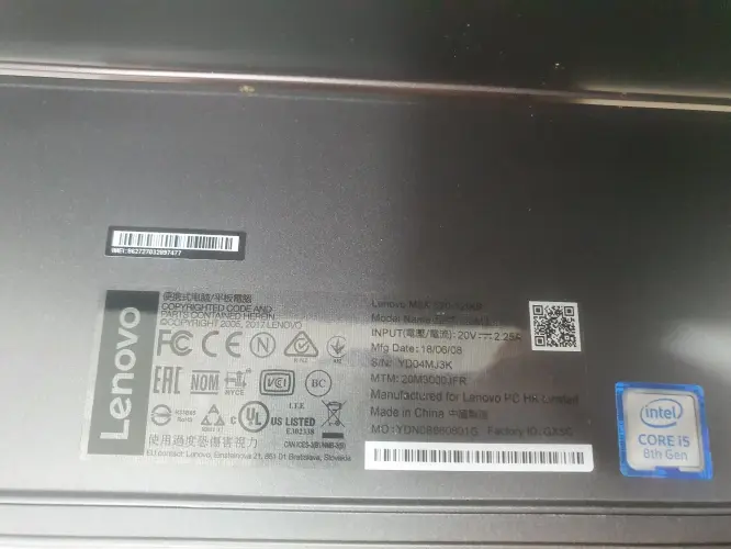 Lenovo Ideapad Miix 520 I5 8em 8GB RAM 256SSD