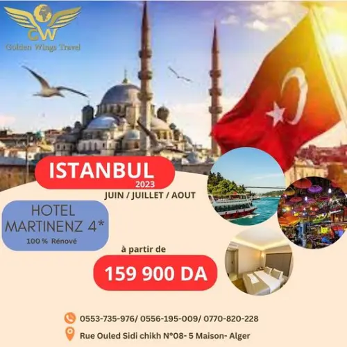 Voyage organise Istanbul été 2023