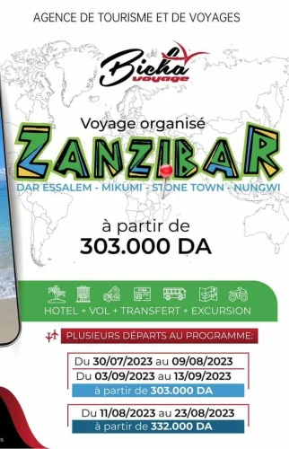 Voyage organisé Zanzibar