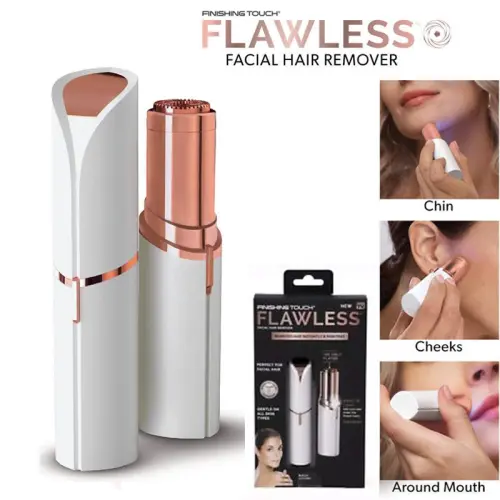 Flawless épilateur pour sourcils et visage rechargeableآلة إزالة شعر الحواجب الكهربائية