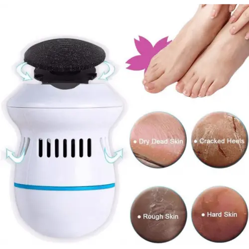 PEDI VAC Râpe à Pied et anti-Callosités avec Aspirateur Intégré “Pieds et Mains”