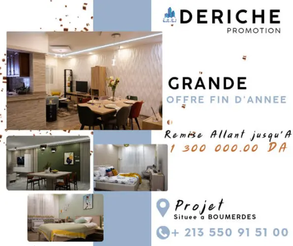 DERICHE PROMOTION vous offre une incroyable remise sur nos superbes appartements.