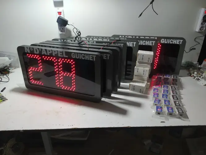 solution de gestion de file d'attente sans fil