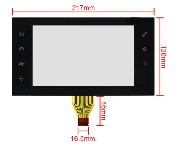 Écran Tactile pour Peugeot 308 308S 408 Citroen C3 C4 année 2013-2017