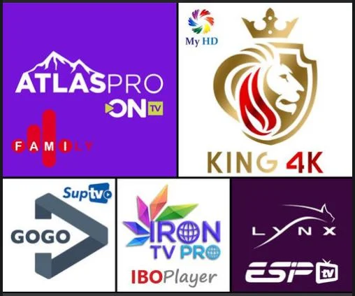 IPTV KING 365 IRON LYNX ATLAS GoGo Funcam Vanilla IBO OTT KING 4K SP1 IKS M3U PANEL