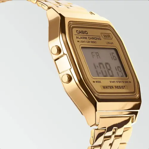 Montre Casio Dorée Numérique - Élégance Rétro et Fonctionnalité Moderne