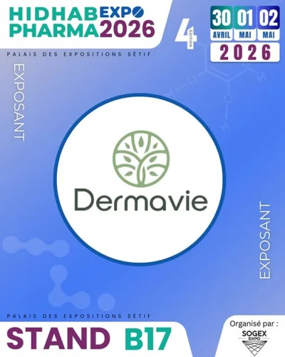 DermaVied vous donne rendez-vous à Hidhab Pharma Expo 2026