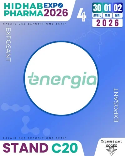 Energia Dynamix Pharm vous donne rendez-vous à Hidhab Pharma Expo 2026