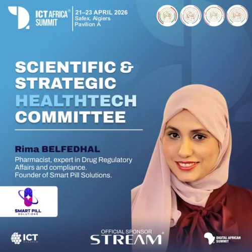 Rima Belfedhal, pionnière du Digital Pharma au ICT Africa Summit 2026
