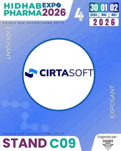 Hidhab Pharma Expo : découvrez Cirtasoft au stand C09