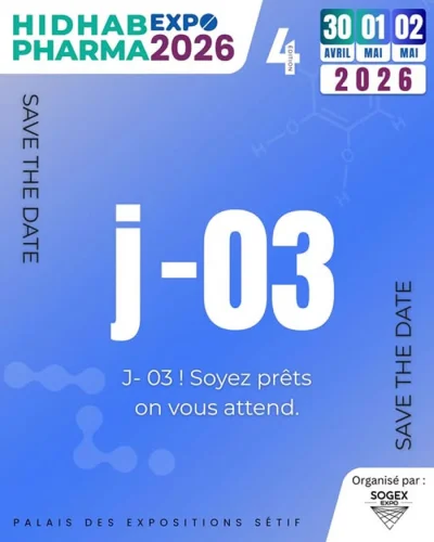 On y est presque... Plus que 72h avant Hidhab Pharma Expo