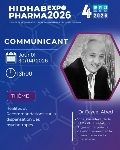 Hidhab Pharma Expo : Programme des conférences