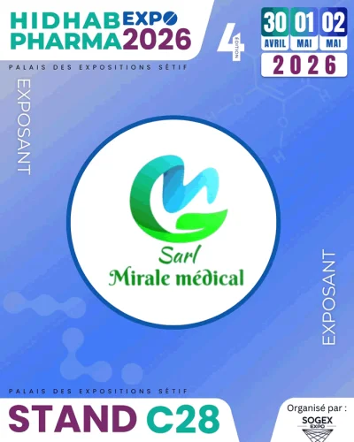 Mirale Médical vous donne rendez-vous à Hidhab Pharma Expo 2026
