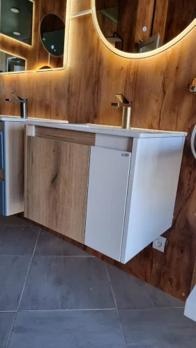 Vasc en corian avec box Mono bloc - Made in Bladi