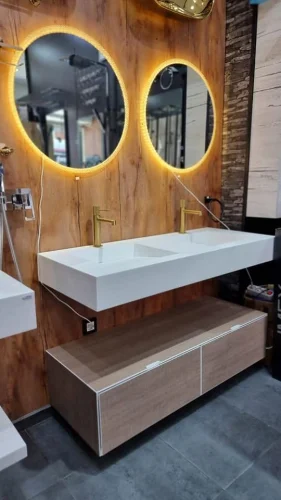 Vasc en corian avec box Mono bloc - Made in Bladi
