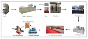 LIGNE DE PRODUCTION DE MADELEINE