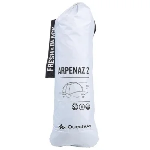 Decathlon Tente De Camping Arpenaz - 2 Personnes - QUECHUA - BLACK & FRESH