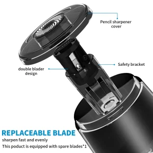 JPARR Tail crayon Automatique Électrique À Piles Safe Design