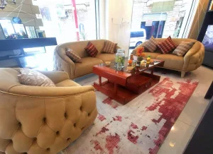 Salon coccinelle 5 places