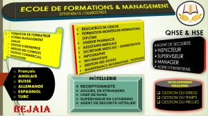 Des formations de qualités et spécialisées