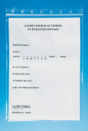 Sacs stériles