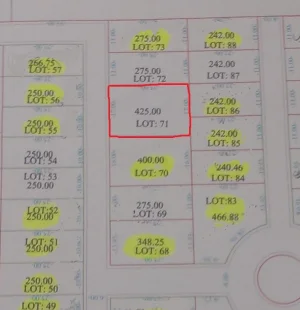 Vente terrain Lotissment Ennadjah