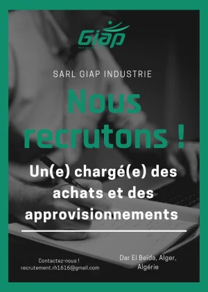 Un(e) chargé(e) des achats et des approvisionnements