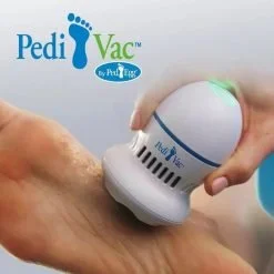 PEDI VAC Râpe à Pied et anti-Callosités avec Aspirateur Intégré “Pieds et Mains”
