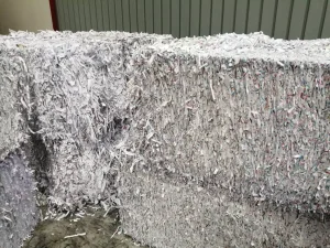 Déchets papier Vpm ouate extra blanc et journaux invendus