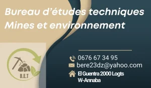 Bureau d'étude Technique Mines et Environnements