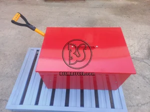 Bac à sable incendie