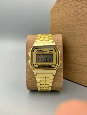 Montre Casio Dorée Numérique - Élégance Rétro et Fonctionnalité Moderne