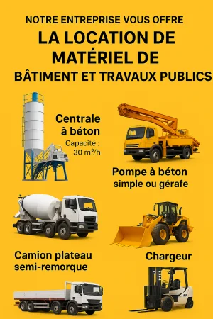 Location Matériels de BTPH