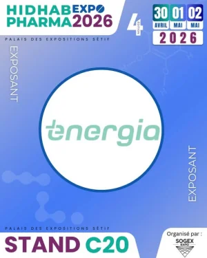 Energia Dynamix Pharm vous donne rendez-vous à Hidhab Pharma Expo 2026